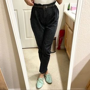 High waisted trousers